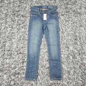 Childrens Place Jeans Girls Size 6 Slim Blue Tide Pool Skinny Adjustable Waist